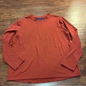 Apt. 9 Burnt Orange Longsleeve T-Shirt
